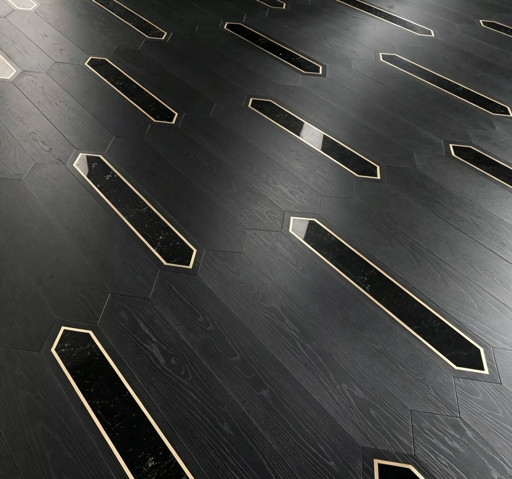 Mosaic flooring